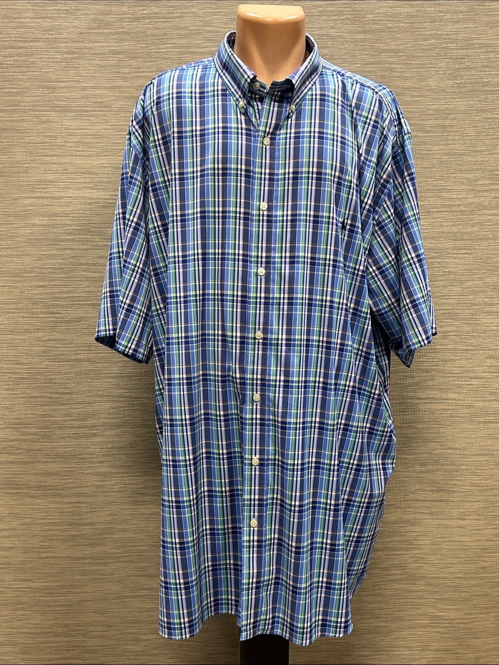 Polo Ralph Lauren Performance short sleeve button down collar shirt.  3XLT